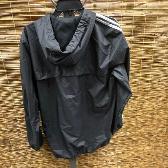 Adidas Men's Primegreen Essentials 3-Stripes Windbreaker Size M - Picture 3 of 3